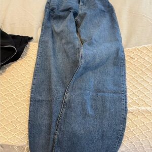 H&M blue flare bell bottom jeans. Size 2 new with tags